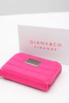 Malá dámska peňaženka Fuksia Diana & Co