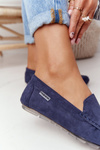 Dámsky semišový San Marino Navy Blue Foafers