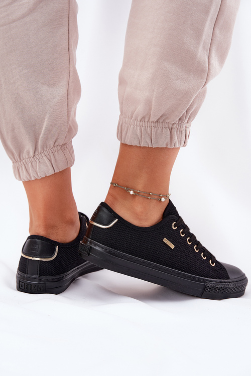 Dámské Textilní Tenisky Big Star RR274765 Černé