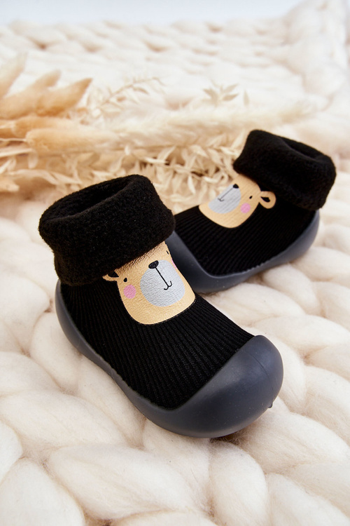 Dětské pantofle Niechodki Befado 002P023 Černá