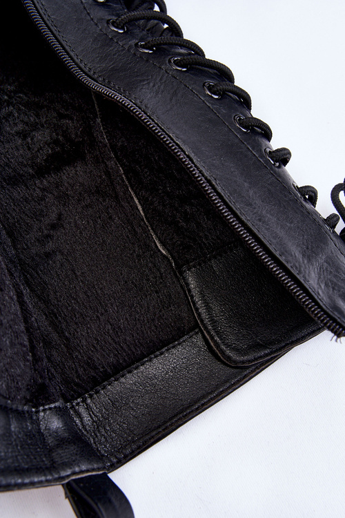 Dámske topánky s čipkou obličiek -up Black Lillien