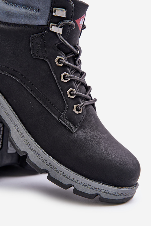 Pánské trekové boty černé Lee Cooper LCJ-24-01-2948