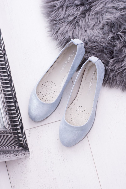 Sergio Leone Dámske modré baleríny Makalu