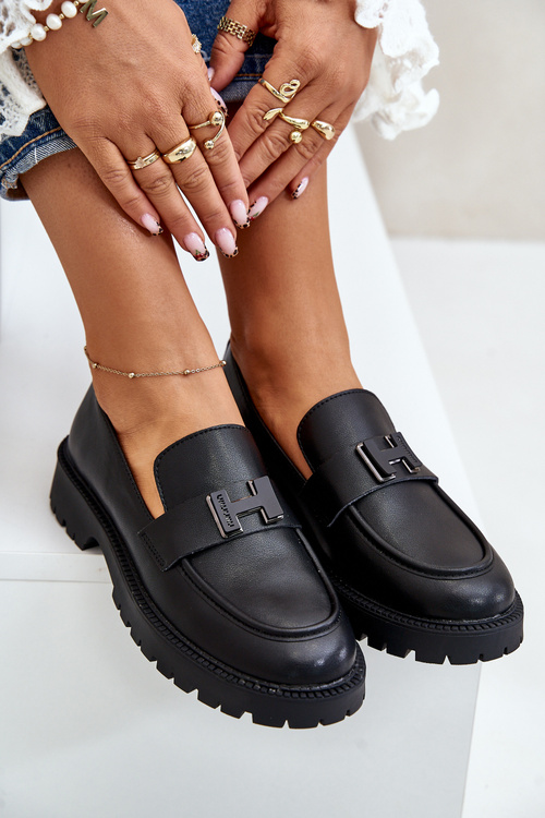 Dámské Mokasíny Eko Kůže Vinceza 62187 Černé