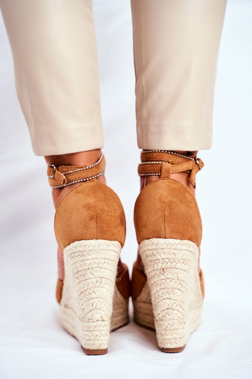 Dámské Sandály Na Klínku Camel Canterola