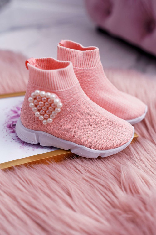 Dětská Obuv Sportovní Slip On Růžové Sammy