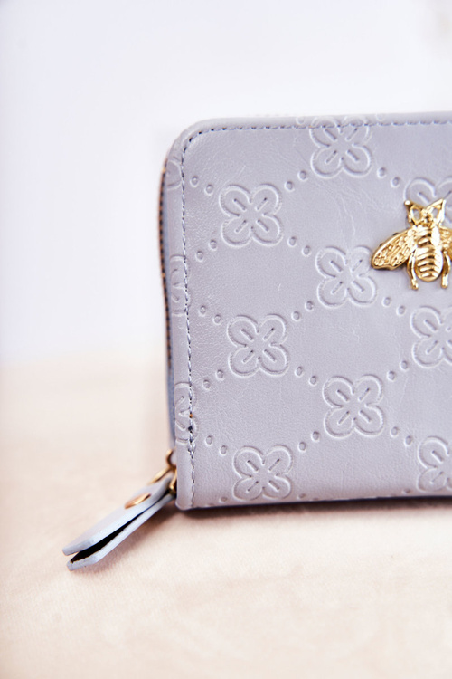 Dámská malá peněženka s ornamentem Světle modrá Sanchos