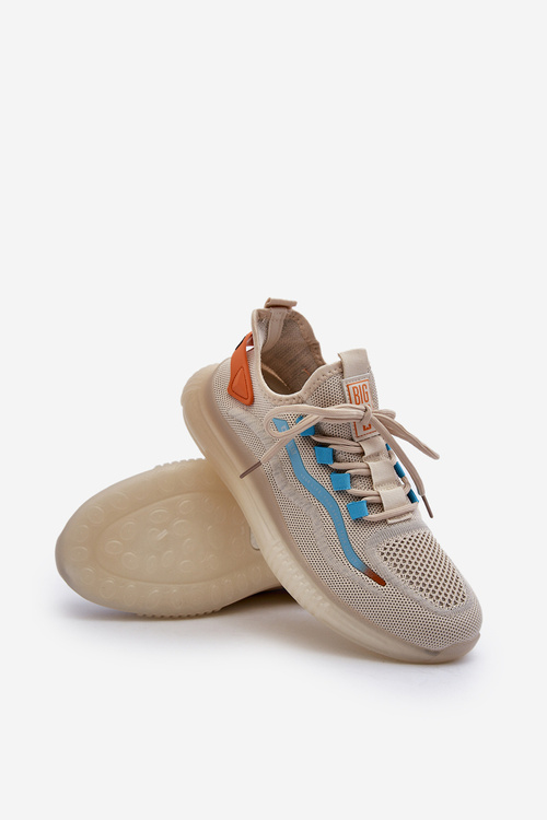 Pánské sportovní boty HI-POLY SYSTEM Big Star NN174452 Beige