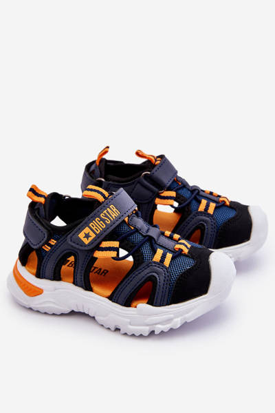 Detské ľahké sandále Veľká hviezda LL374212 NAVY BLUE