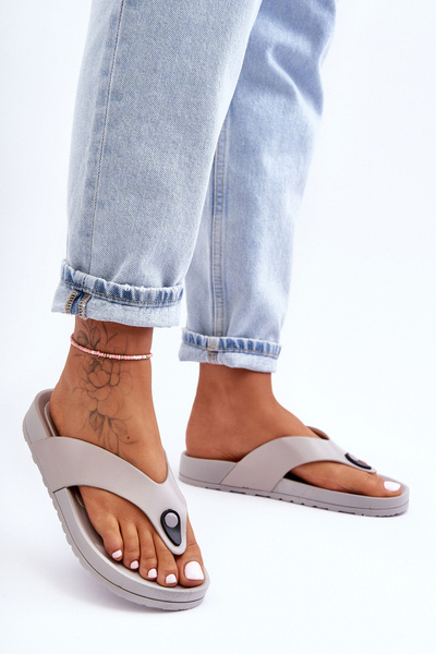 Dámske flip -flopy na platforme Grey Bellitta