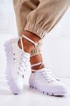 Dámske tenisky na platforme Big Star JJ274488 White