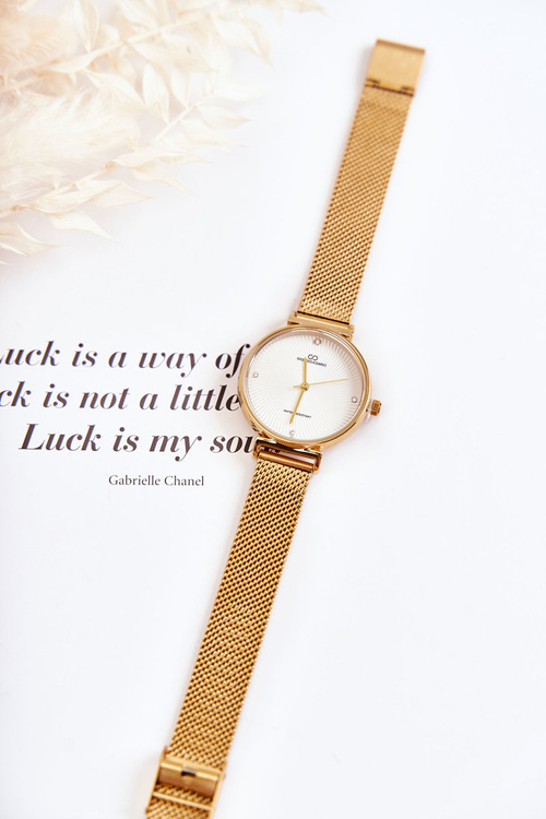 Dámské vodotěsné hodinky Giorgio & Dario se náramkem zlaty