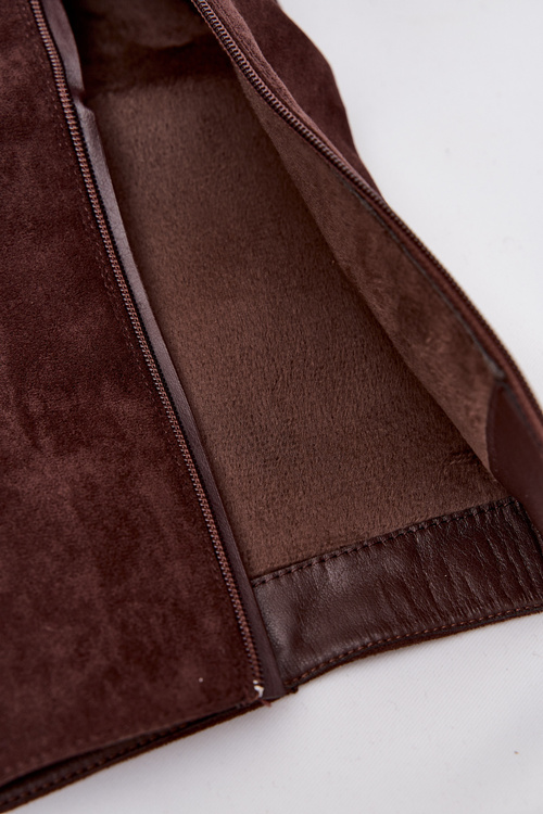 Zateplené dámske čižmy s prackami čokoládové Umbria