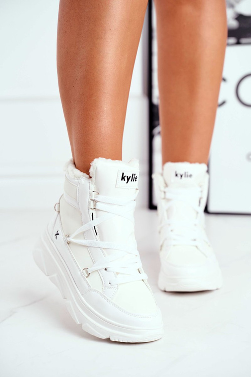 Dámské Sněhule Sneakersy Bílé Missy