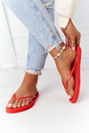 Ženské flip -flops Big Star ff274a611 červená
