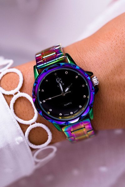 Dámské Hodinky GG Luxe Fialové Rhaza