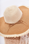 Dámsky klobúk s béžovým pásom Klara