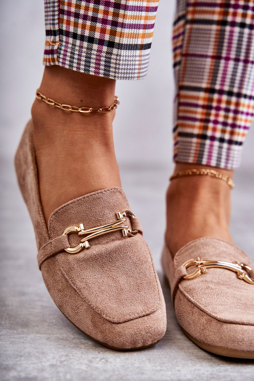 Suede Classic Dark Béžové mokasíny Roddie