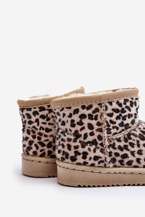 Detské izolované topánky Snow topánky béžové gooby