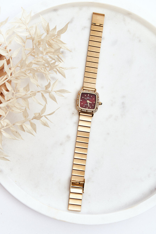 Dámské vodotěsné zlaté hodinky Giorgio & Dario GDM5240