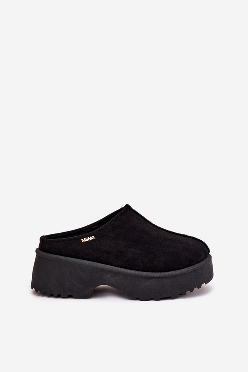 Dámské nízké sněhule na platformě černé Yrenna