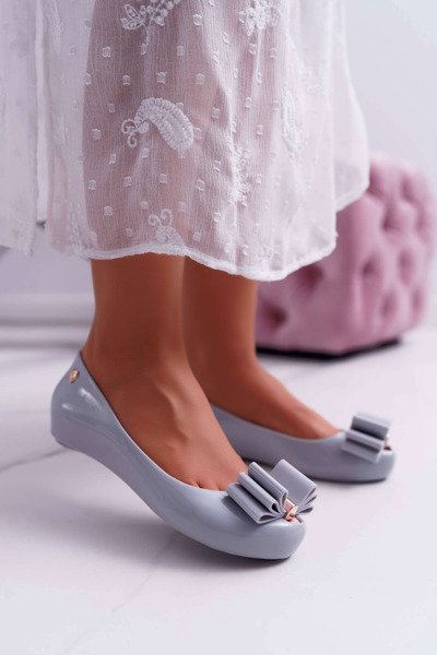 Dámské balerínky šedé Kasha