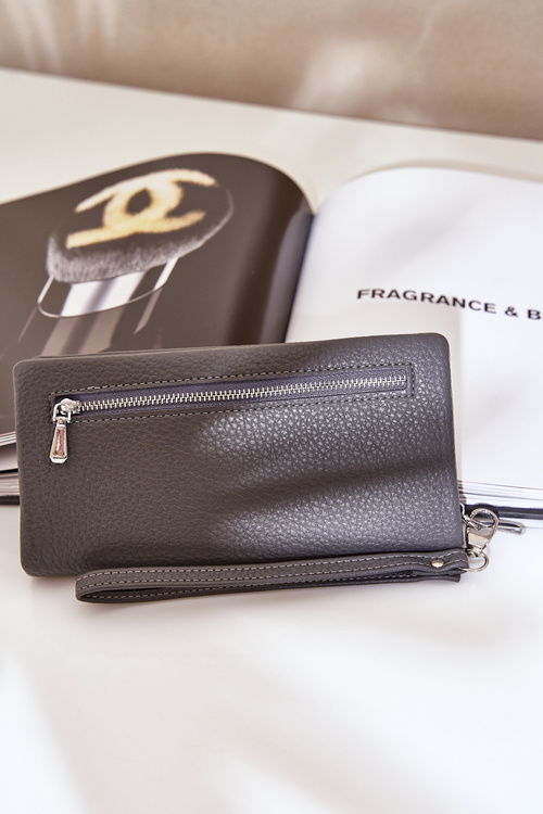 Dámska Peňaženka S Razbou Eko Koža Šedá Martiel