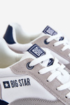 Memory Foam System Pánské sportovní boty Big Star LL174160 Bílá a šedá