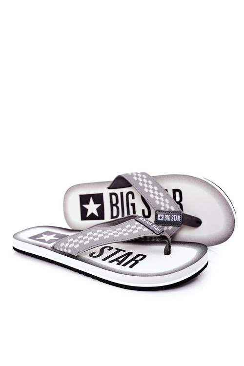 Pánske flip -flops Big Star HH174813 Gray