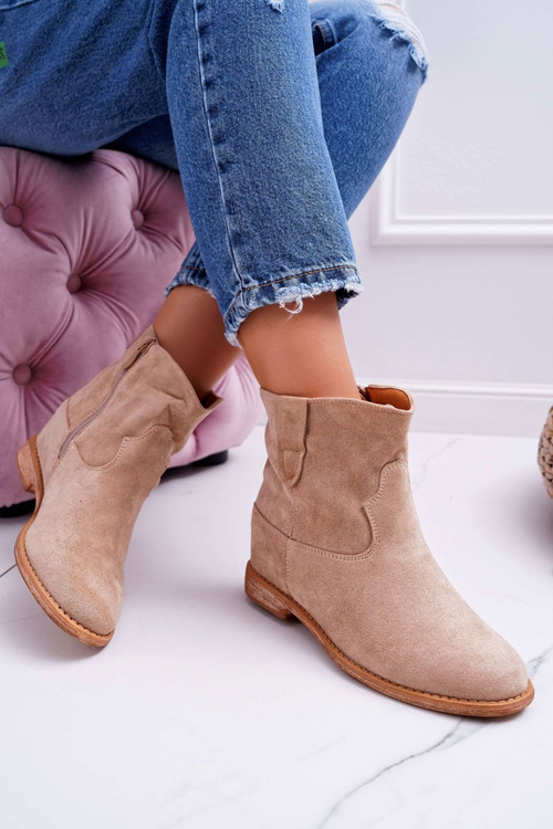 Dámské Boty Béžové Evana