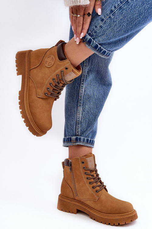 Kožené topánky Camel Felizia