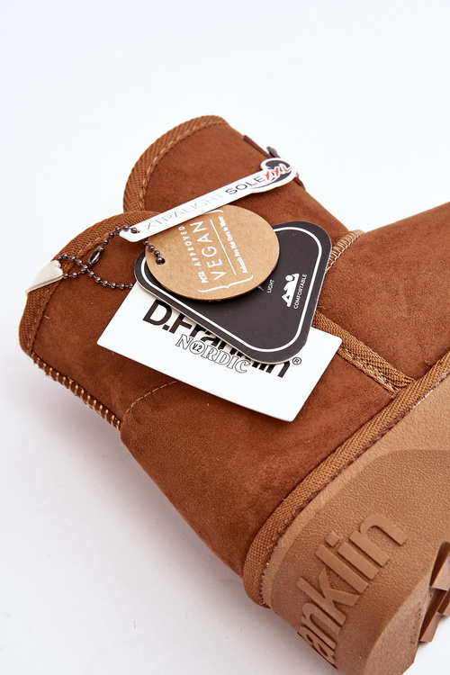 Veganské sněhule na platformě D.Franklin DFSH371004 Hnědé