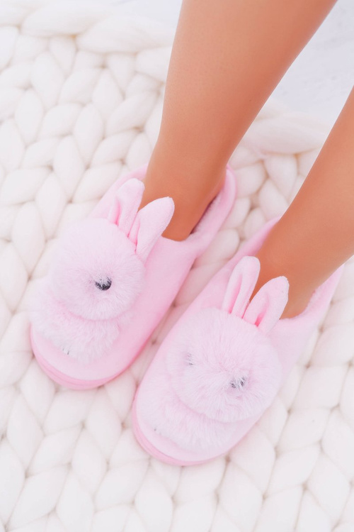 Dámské Papuče Klasické s Králíkem Růžové Howi