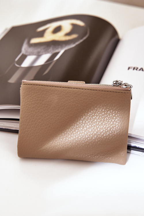 Eko Kožená Dámska Peňaženka Béžová Bronica