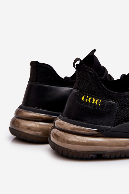 Šmykľavá pánska športová topánky Goe ll1n4024 čierna