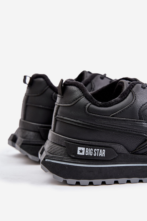 Zateplené pánské sneakers Big Star OO174675 HI-POLY SYSTEM Černé