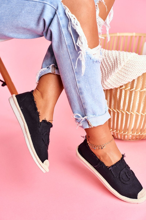 dámské espadrilky Černé Flaure