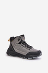 Zateplené turistické topánky pre mládež McKeylor 14011 šedé