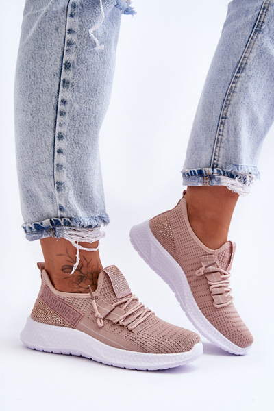 Dámské Sportovní Boty Na Suchý Zip Růžové Hold Me!