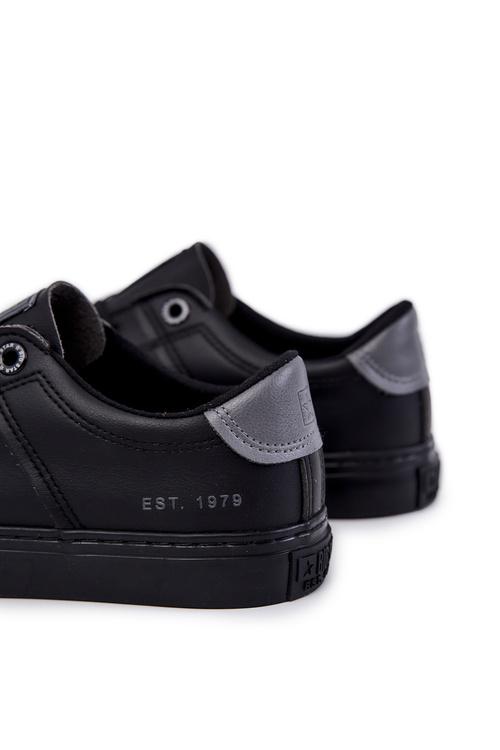Kožené pánské tenisky Big Star JJ174108 Černá
