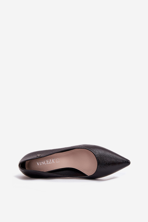 Dámske Lodičky Na Podpätku Vinceza 62252 Čierne