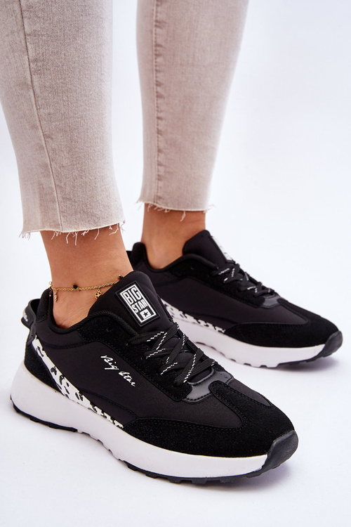 Dámske tenisky pamäťové penové penový systém Big Star LL274956 Čierna