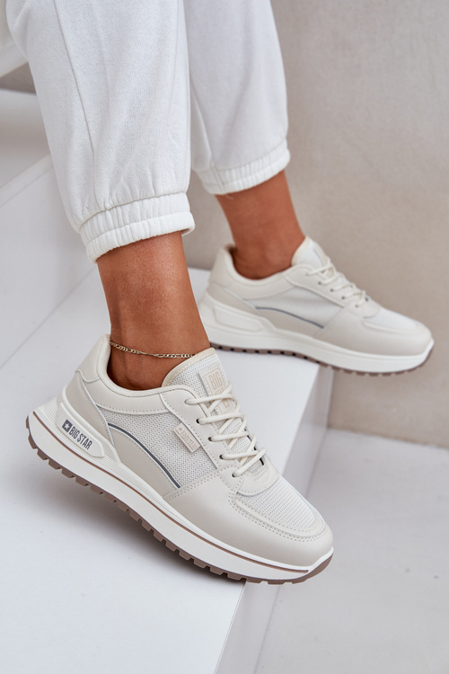 Dámské Tenisky Big Star NN274A088 Světle béžové