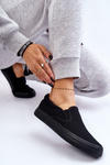 Dámské tenisky Slip-On Big Star LL274392 Černá