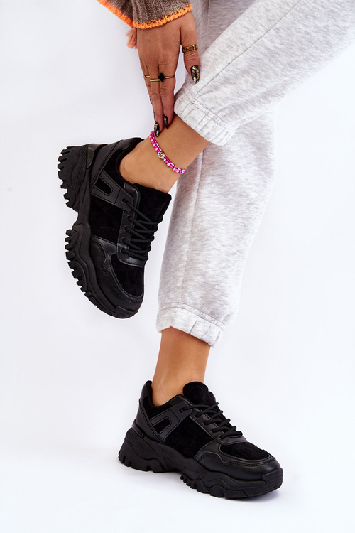 Módní sportovní obuv Tenisky Černá Frezio