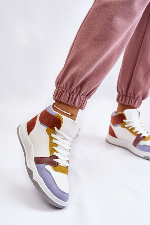 Vysoké dámské sportovní boty Tenisky Vícebarevné Rumour