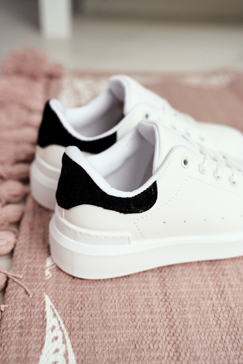 Dětská Sportovní Obuv Sneakers Bíle-Černé Bilbo