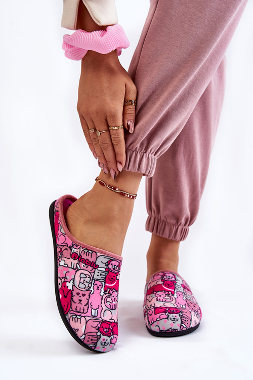 Domácí pantofle V Cats Inblu GF-12-023 Rožinė