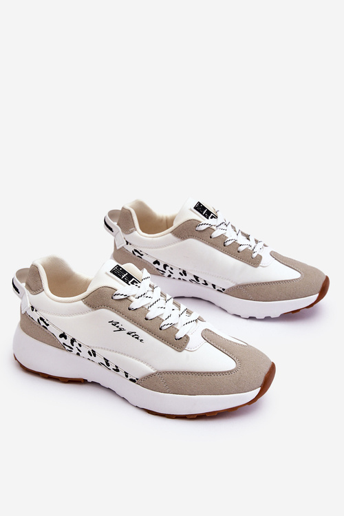 Dámske tenisky Pamäť penového systému Big Star LL274957 biela