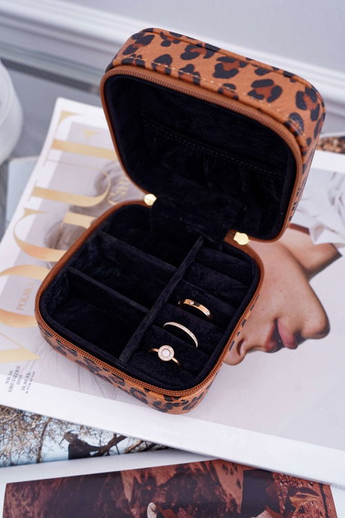 Malá Dámská Šperkovnice NOBO Leopard NBOX-I08-C017